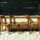 Set of 4 vintage bistro chairs