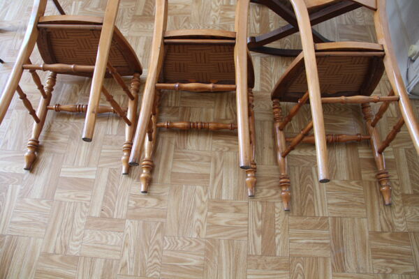 3 chaises Louis-Philippe