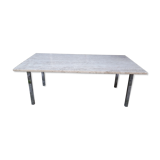 Travertine coffee table