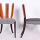 Art Deco Chairs in Beech attributed to Jindřich Halabala for Up Závody, Czechia, 1930s, Set of 4