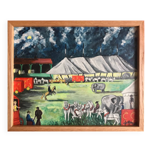 Waldo peirce 1884-1970,d’après.huile