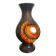 Ceramic vase Fat Lava Orange by Walter Gerhards 1960