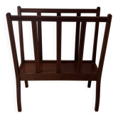Mahogany magazine rack