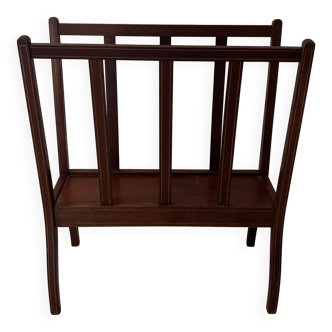 Mahogany magazine rack