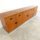 Vintage Italian burl wood credenza, 1970s
