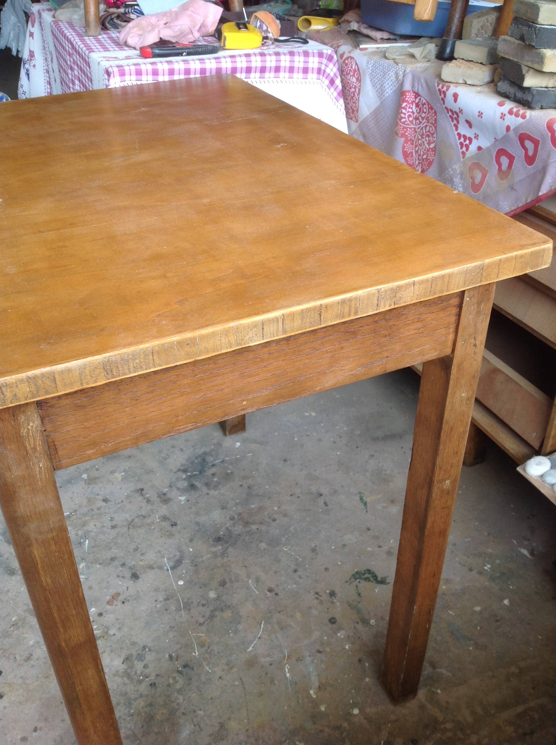 Antique kitchen table