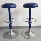 Pair of vintage 1970s bar stools