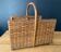 Panier à bûche vintage en bois