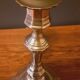 Chiseled bronze candlestick from the Louis XIV period, early 18th century.