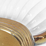 Seguso wall lamp decò years '30 design in glass and brass