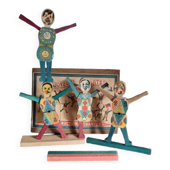 Old game The Acrobats 1930s toy