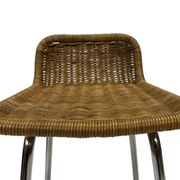 Set of 4 vintage bar stools Dirk van Sliedregt Rohe Noordwolde 1960's