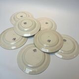 Floral iron earth plate