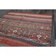 1970s Turkish hand-knotted wool cotton red kilim area rug 123x145