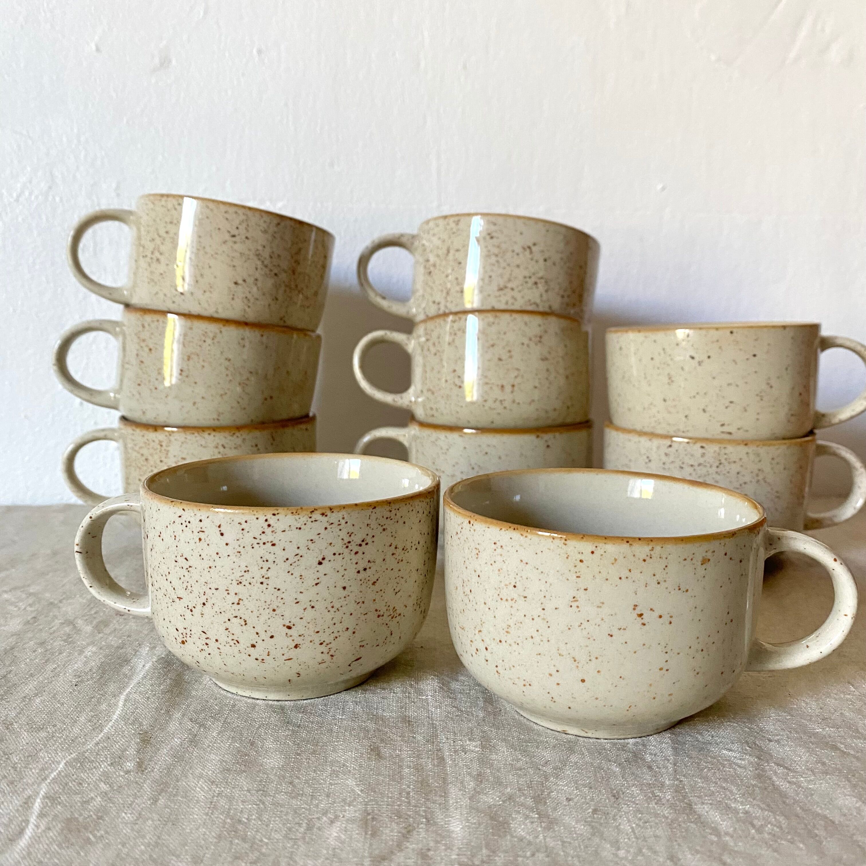 Porcelain stoneware cups