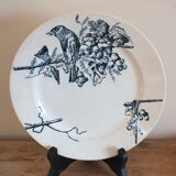 3 Flat plates in Iron Earth HB Choisy bird décor