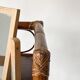 Rattan angle shelves