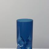 Vintage mid-century trio of handcrafted glass vases from Lauscha, Thuringia.