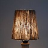 Danish ceramic and rope lamp 1960