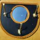 Porte manteau miroir osier