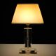 Lampe de table en cristal Hollywood Regency Allemagne années 1970
