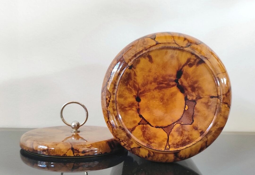 Vintage ice bucket - Turtle shell design