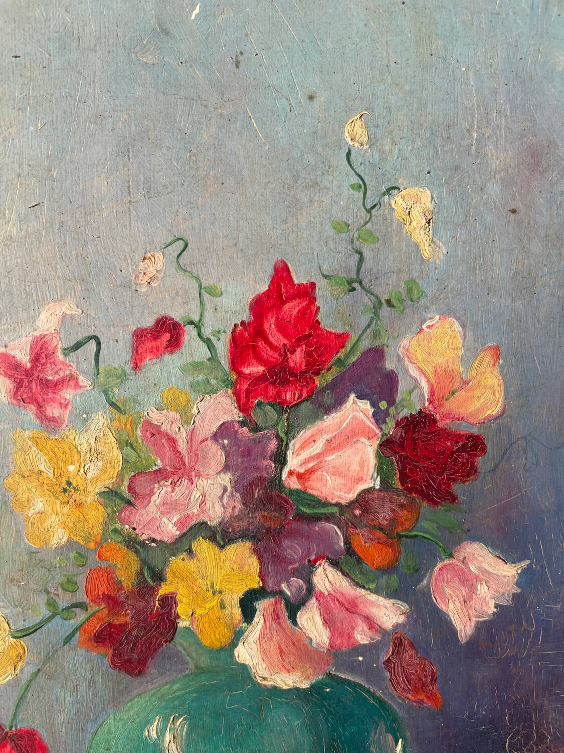 Bouquet of Flowers, oil painting, 1945