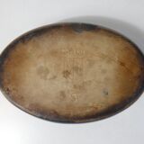 ancien plat en terre cuite vernissée