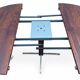 Table à manger Jorge Zalszupin ronde extensible palissandre jacaranda 1960