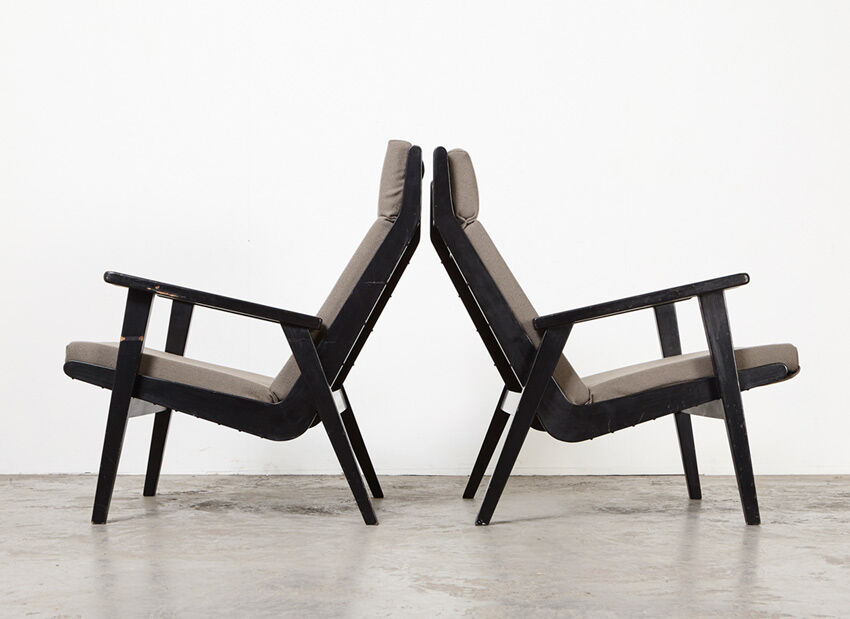 Pair of 1611 armchairs by Rob Parry for Gelderland 1952