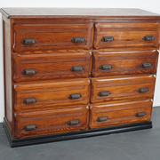 Apothecary Cabinet in pine France 1920s