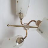 50s rockabilly three-light chandelier