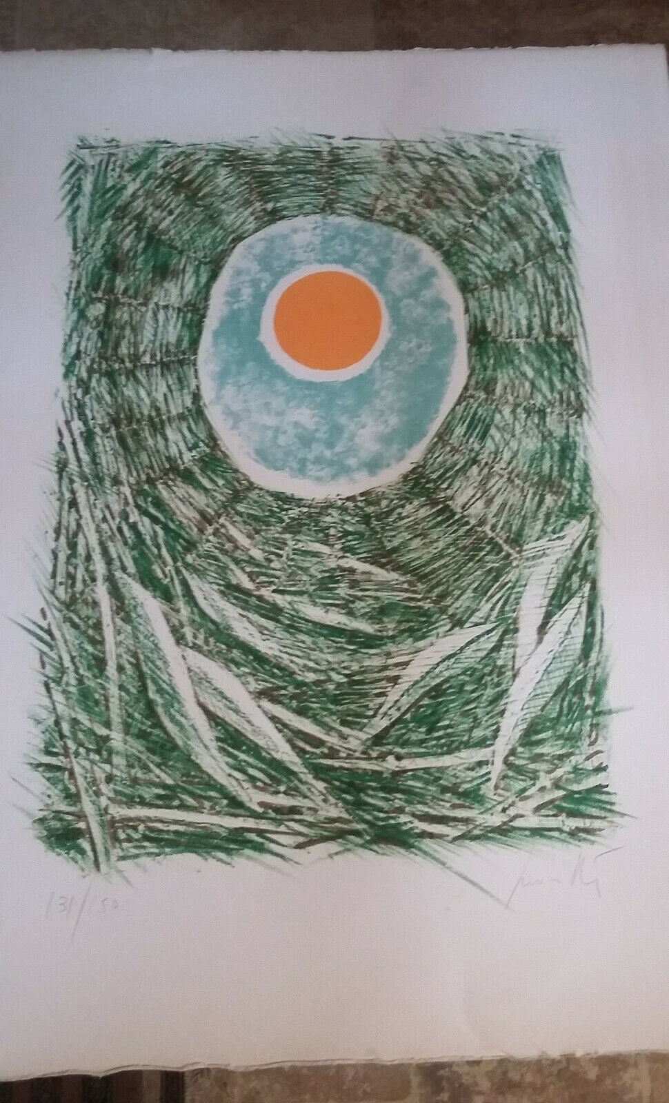 Cesare Peverelli (1922-2000) Lithograph