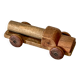 Small wooden tanker truck, old toy