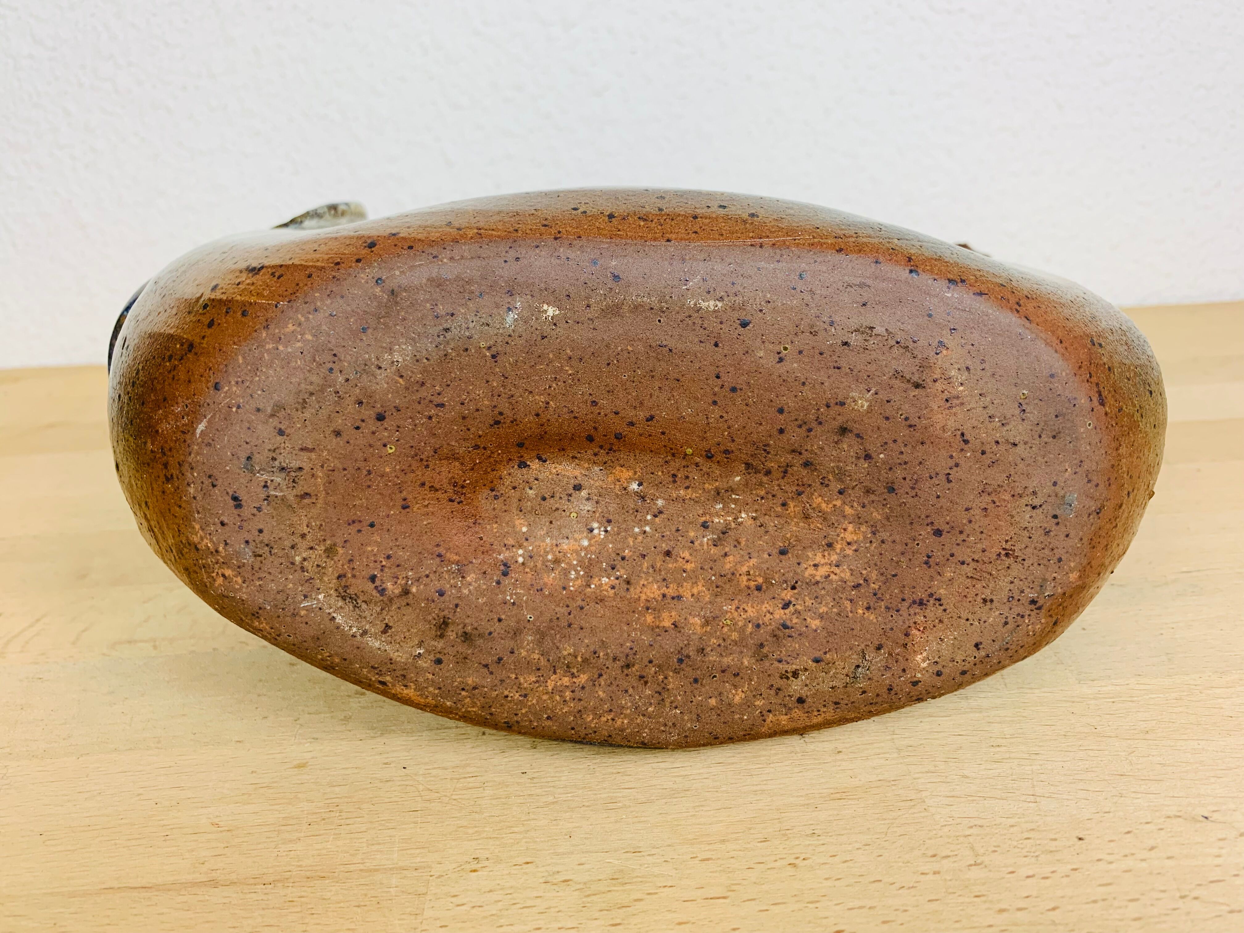 Vase stings zoomorphic flowers by Alexandre Kostanda, ceramic fish