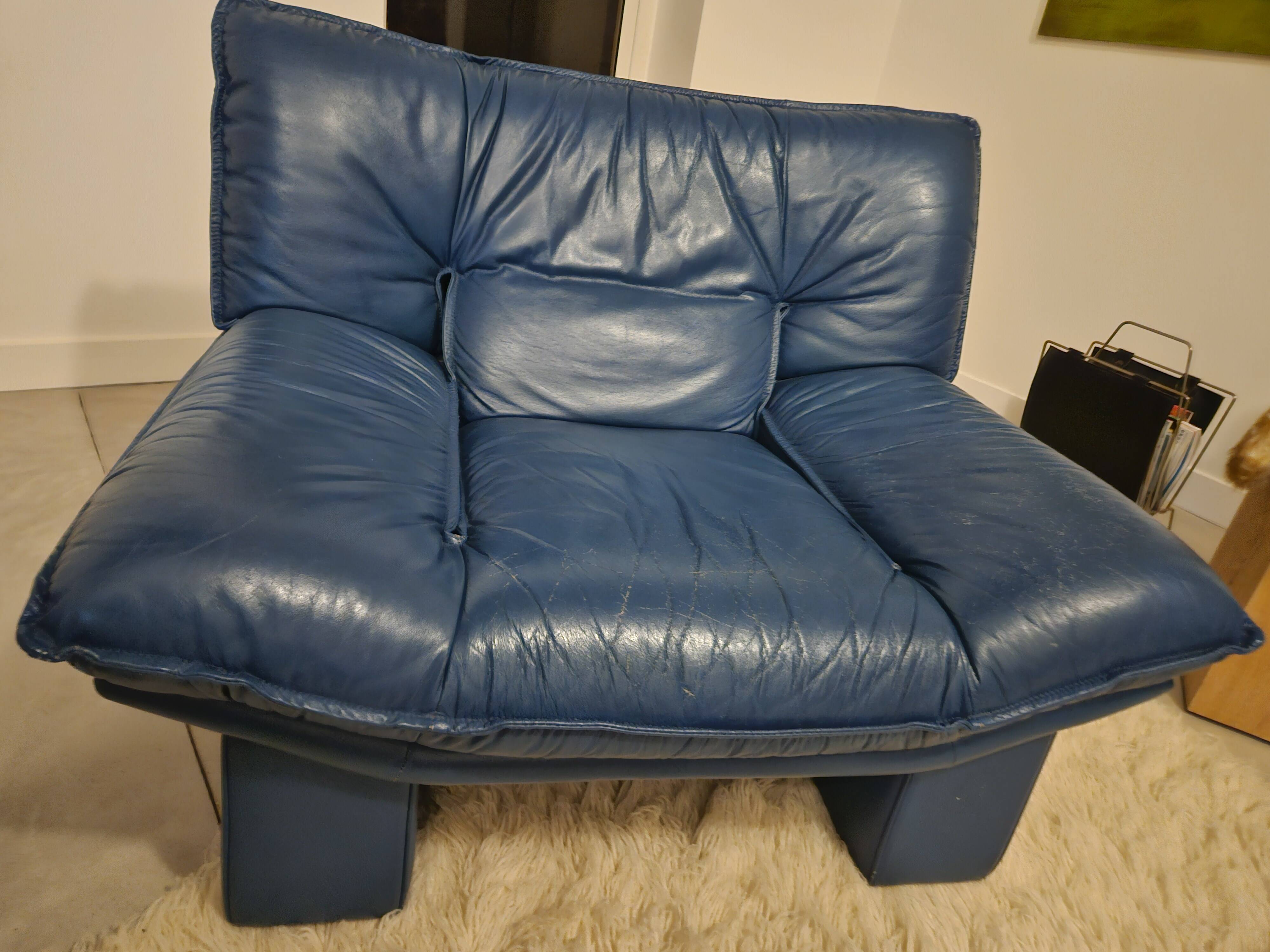 Paire de fauteuils, Nicoletti Salotti, 1980, Italie