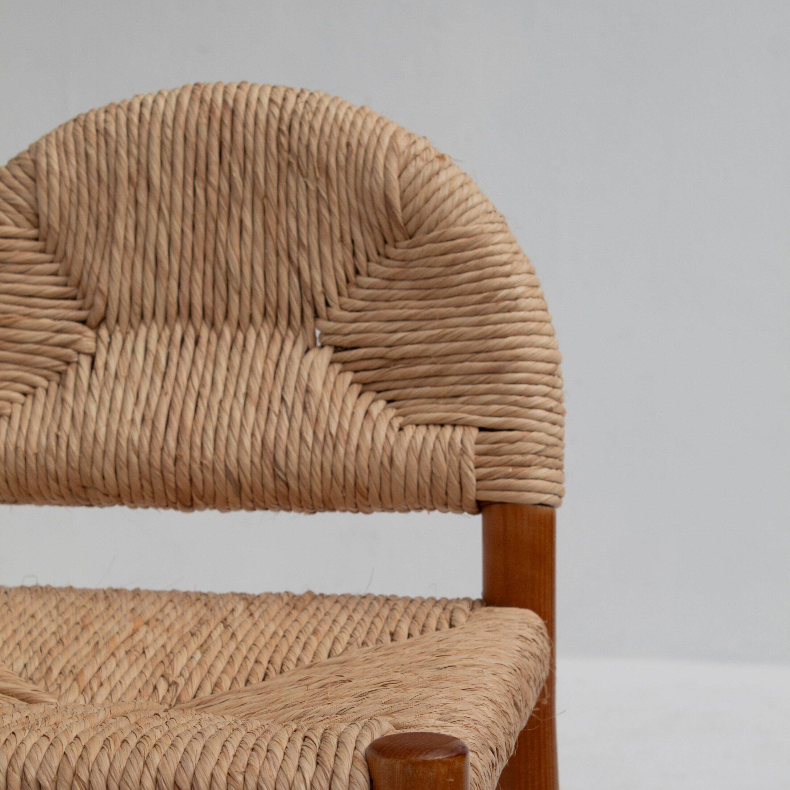 Ensemble de 6 chaises à manger Alessandro Becchi « Toscanolla » pour Giovannetti