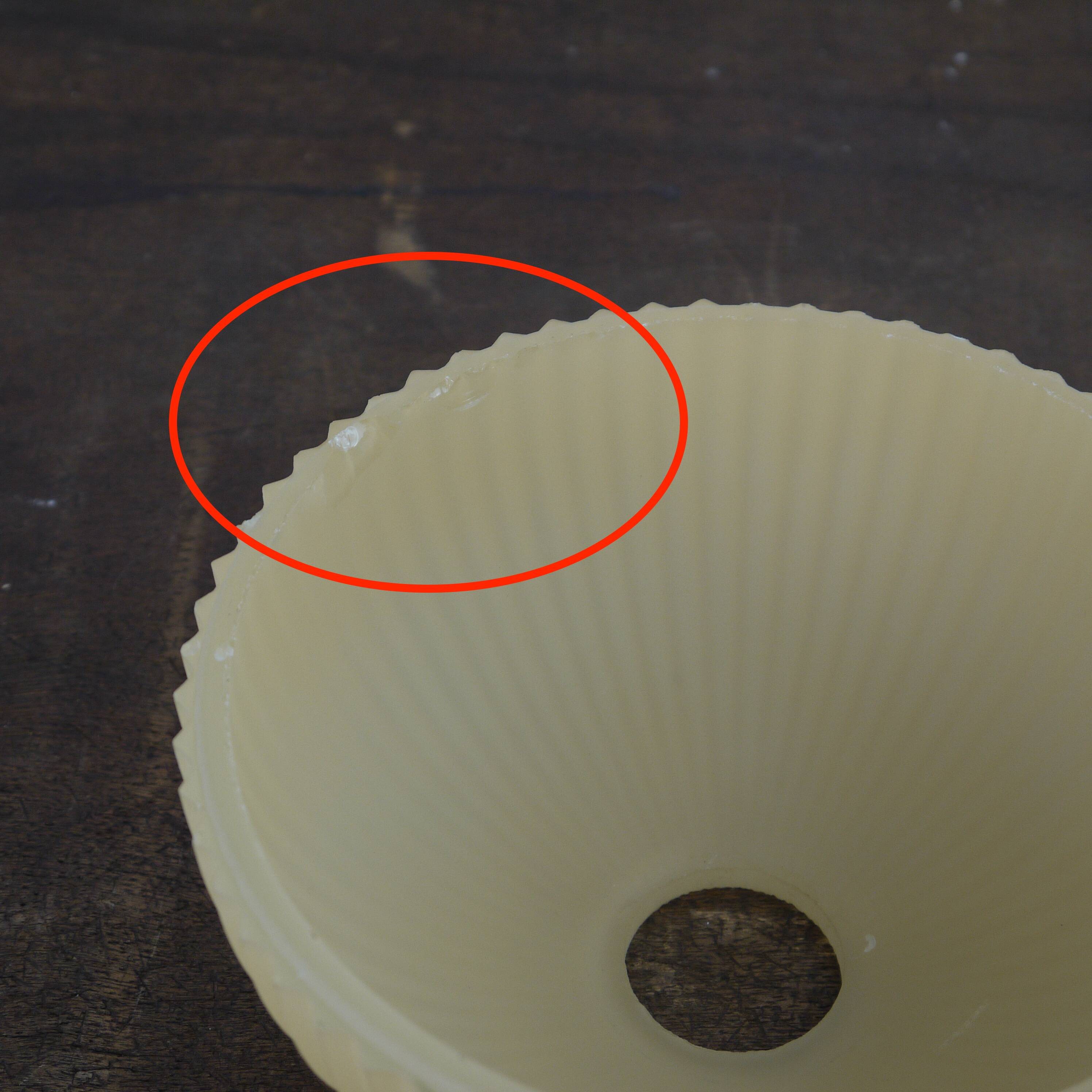 Yellow glass hanging