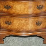 Vintage Walnut Burr Commode Serpentine Bevan Funnell