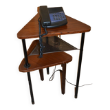 Side table with swivel seat