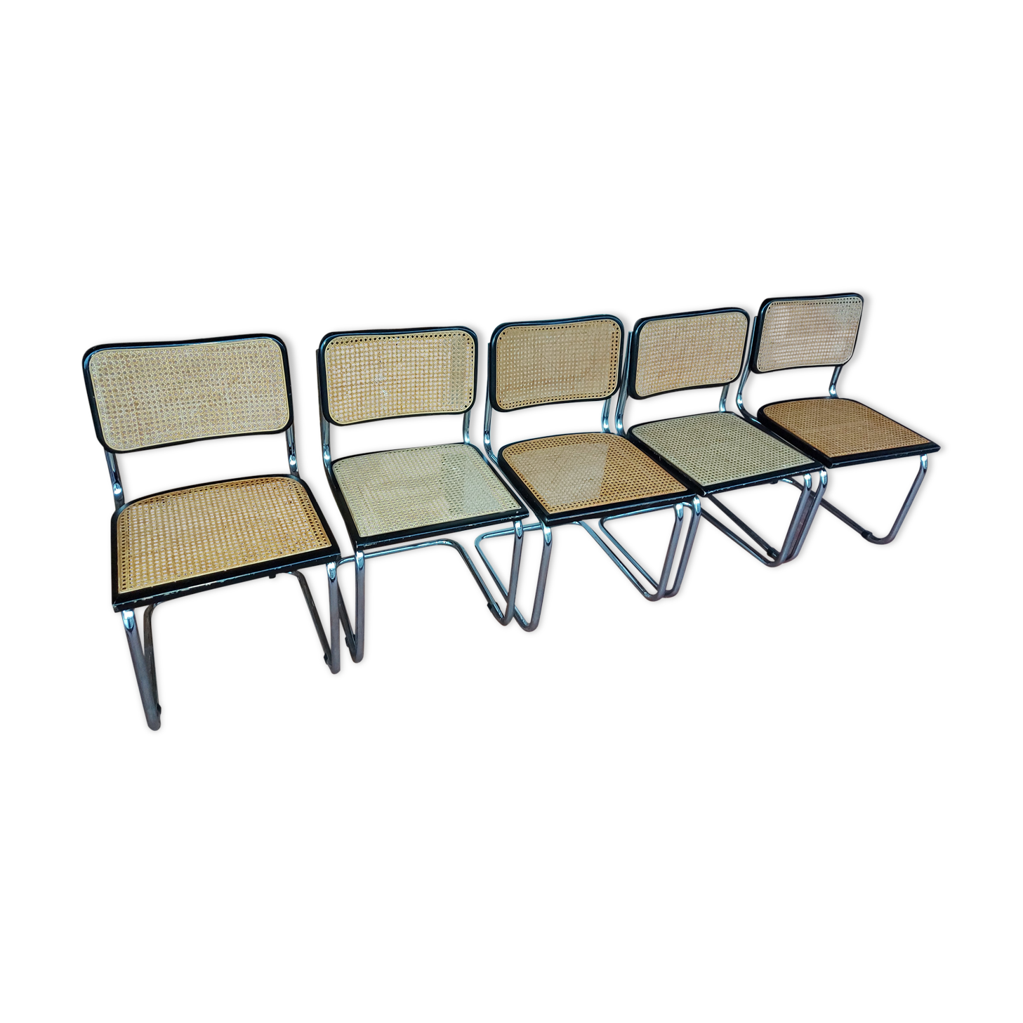 Set of 5 chairs Marcel Breuer B32