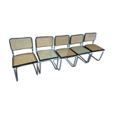 Set of 5 chairs Marcel Breuer B32