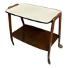 Wood and Formica serving trolley 1960s