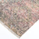 Faded brown & beige turkish runner rug 339x91cm