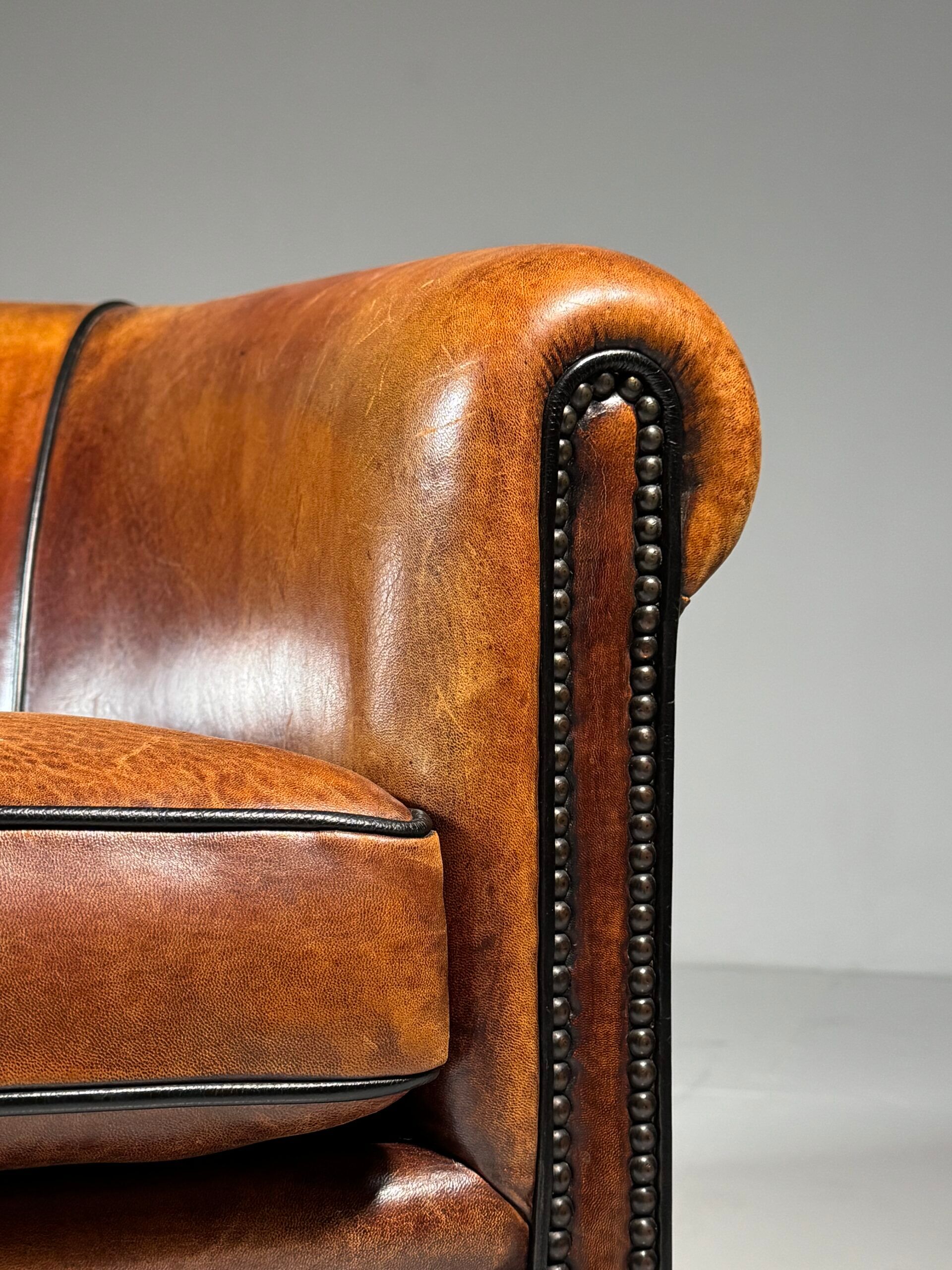 Sheepskin 3-seater classic sofa