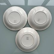 Trio d’assiettes palmes Digoin