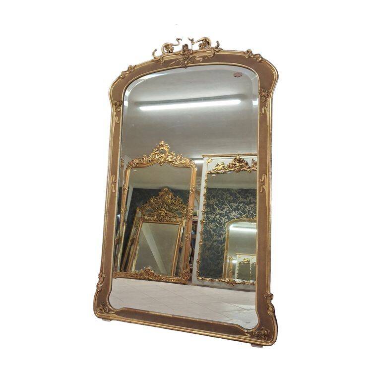 Miroir époque art nouveau 169 x 100