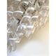 Transparent and White “Ricci” Murano Glass Chandelier