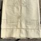 Cloth 2 places nine MB sunflowers lozenges mestizo beige