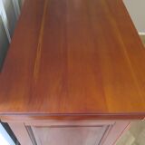 Cherrywood chest of drawers with ogee – 4 drawers – 80s – Louis Philippe style